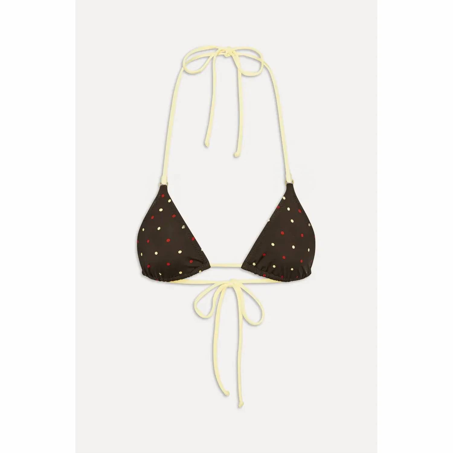 Frankies Bikinis - Nick Reversible Shine Bikini Top