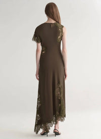 A.L.C. Alessia Dress in military - women's dress - alternate view