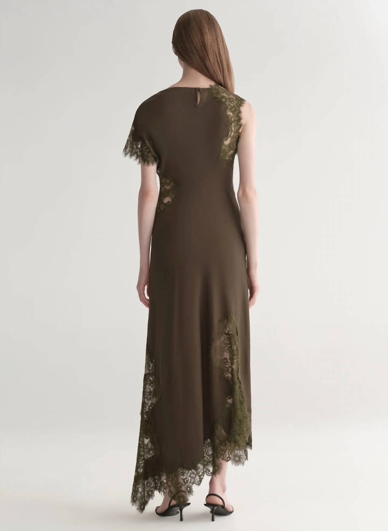 A.L.C. Alessia Dress in military - women's dress - alternate view