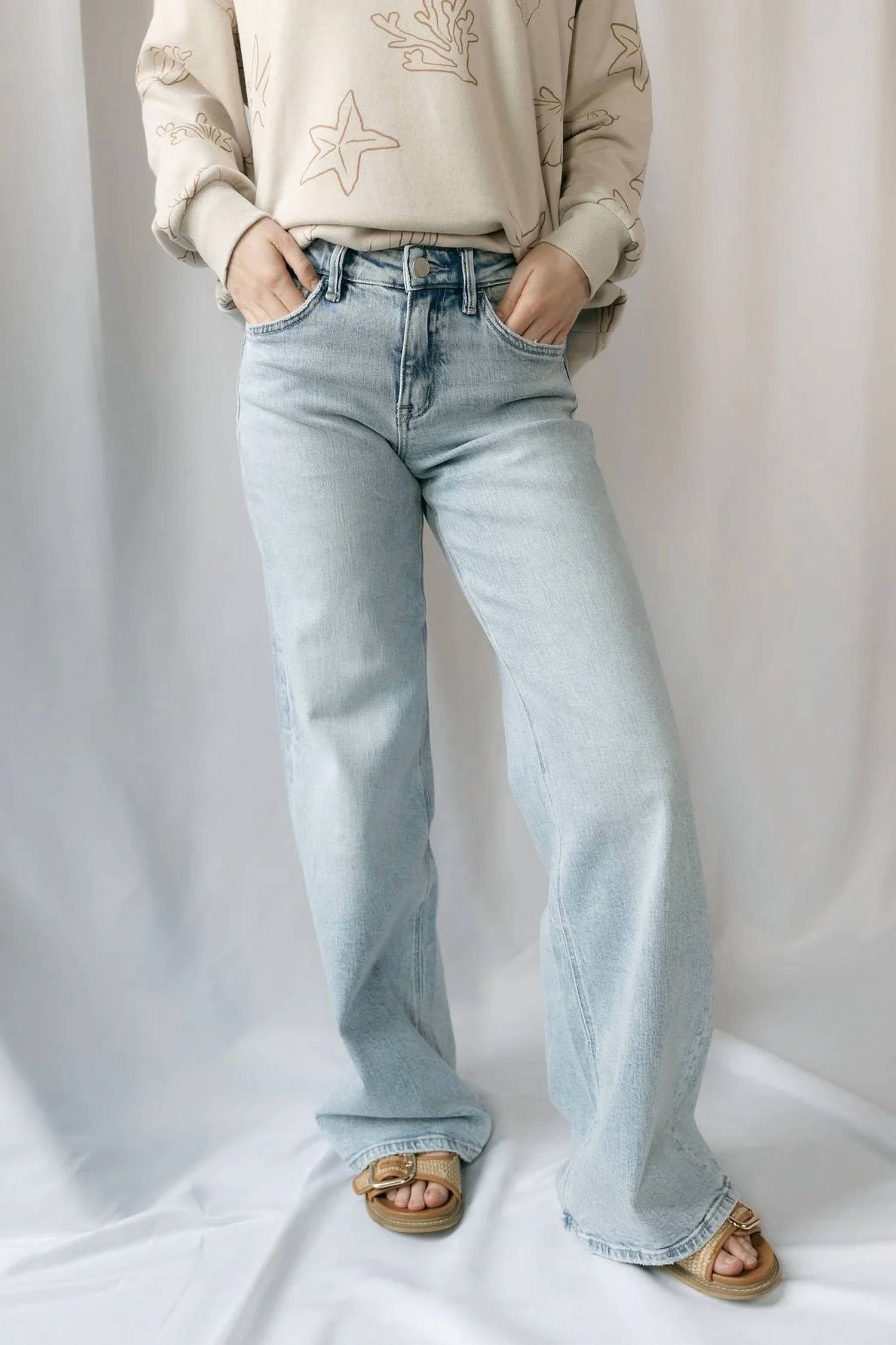 Flying Monkey - Indie Mid Rise Full Length Jeans