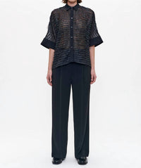 Joseph Ribkoff - Bubble Jacquard Boxy Blouse
