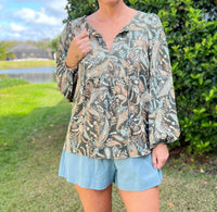 Adora - Perfectly Paisley Top