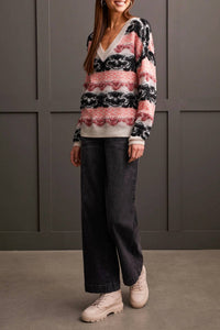 Tribal - V Neck Sweater