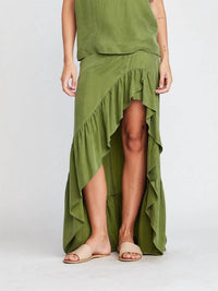 Self Contrast - Jemma Ruffle Skirt