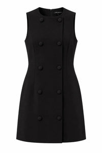 French Connection - Amélie Button-Front Mini Dress