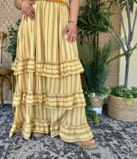 Mittoshop - Take Me To The Rodeo Honey Maxi Skirt