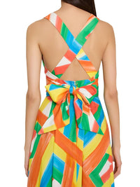 Milly - Catarina Stripe Poplin Maxi Dress