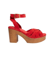 Cherokee Women's Joni Vibrant Platform Sandal in red - women's sandal