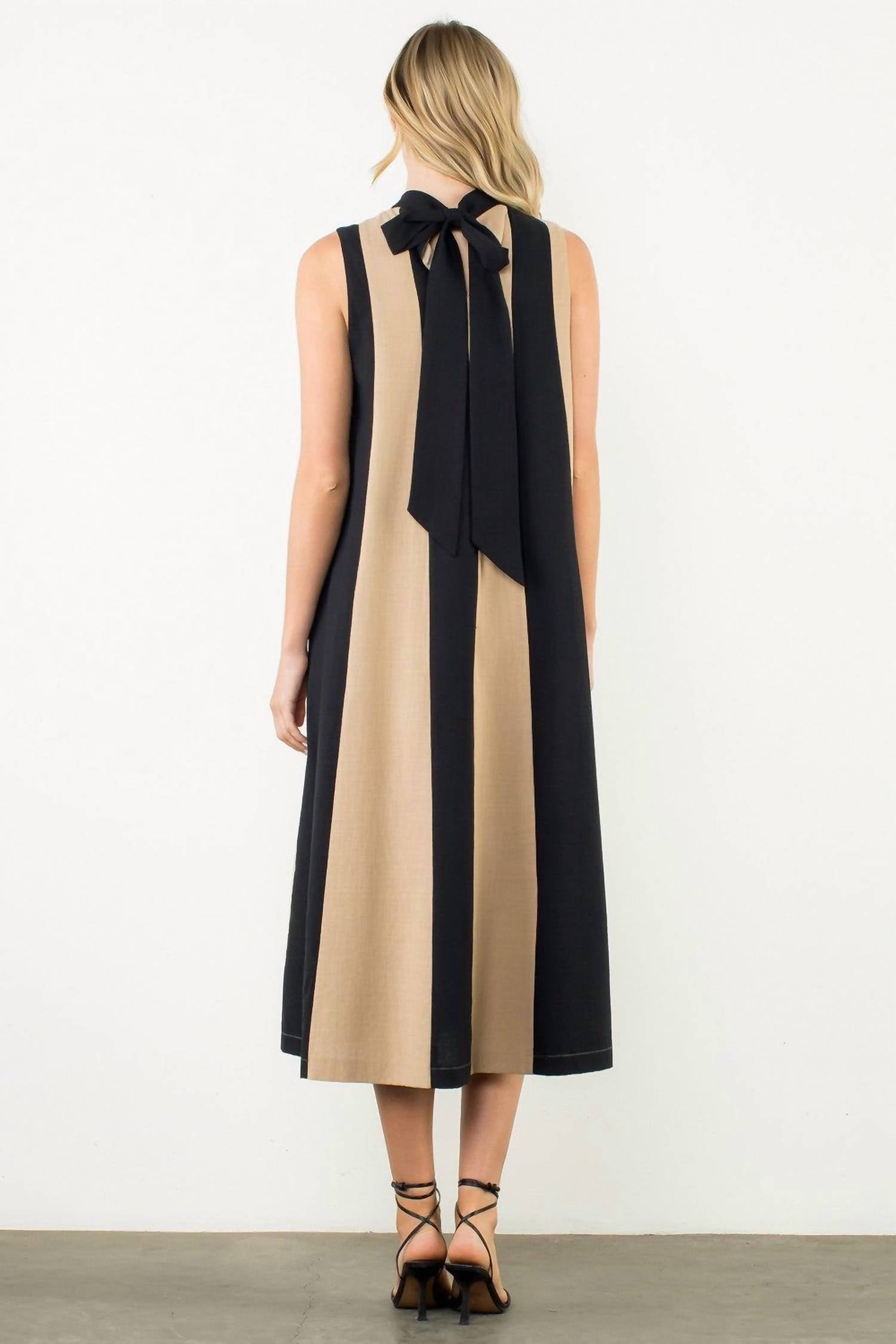 Thml - Melody Colorblock Halter Dress