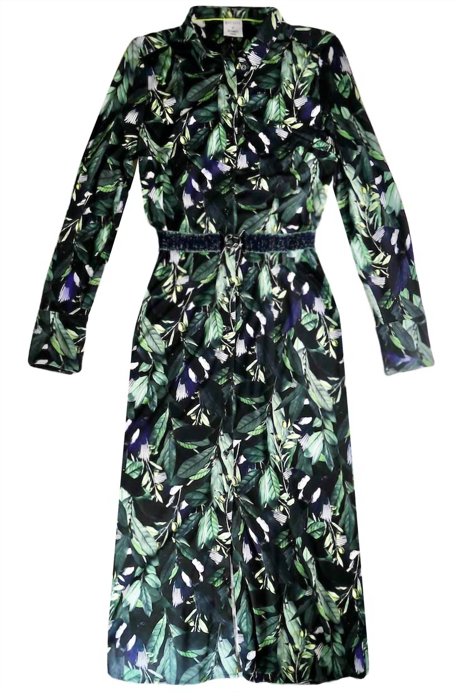 Desoto - Palm Print Shirt Dress