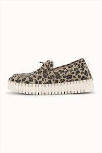 Ilse Jacobsen Women's Tulip Platform Slip On With Laces in latte white - women's shoe