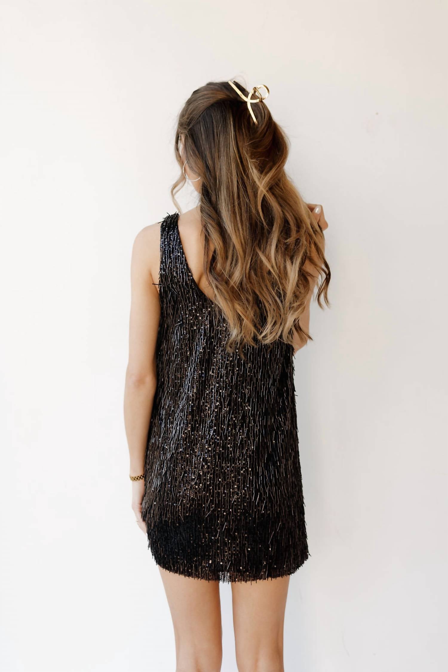 ASTR Emani Dress in black - women's dress - alternate view