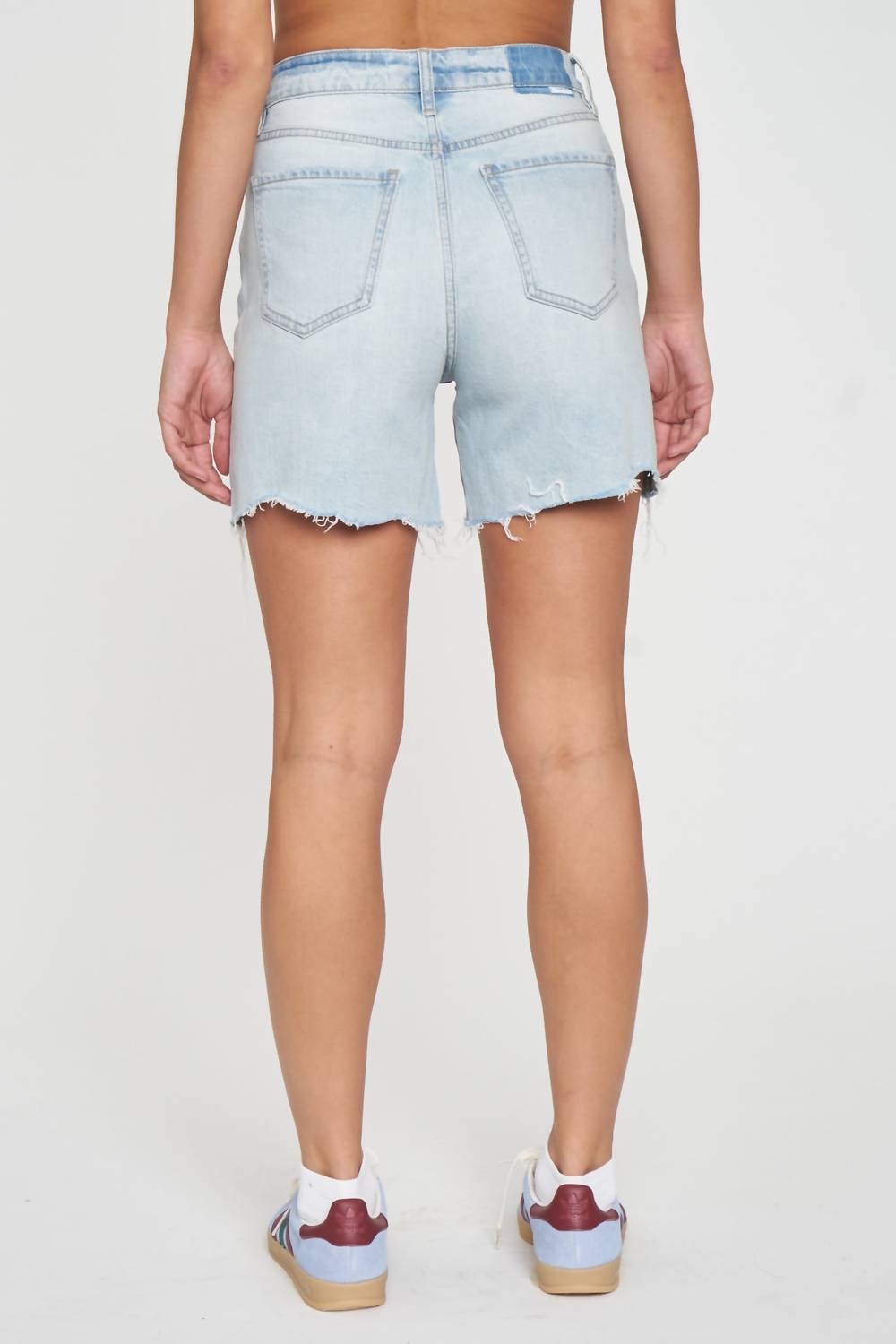 Daze - Sundaze High-rise Long Jean Shorts
