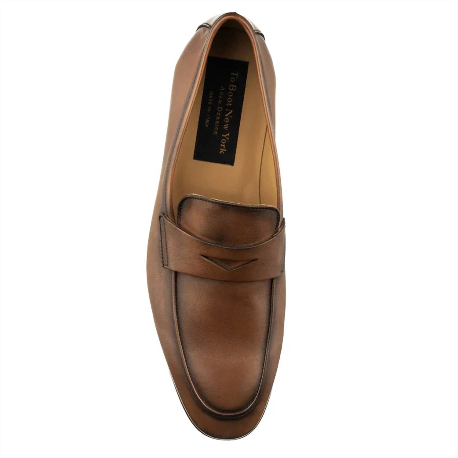 To Boot New York - Men's Keats Calf Leather Slip-on Penny Loafer