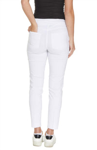 Slimsation By Multiples - Pull On Twill Ankle Pants