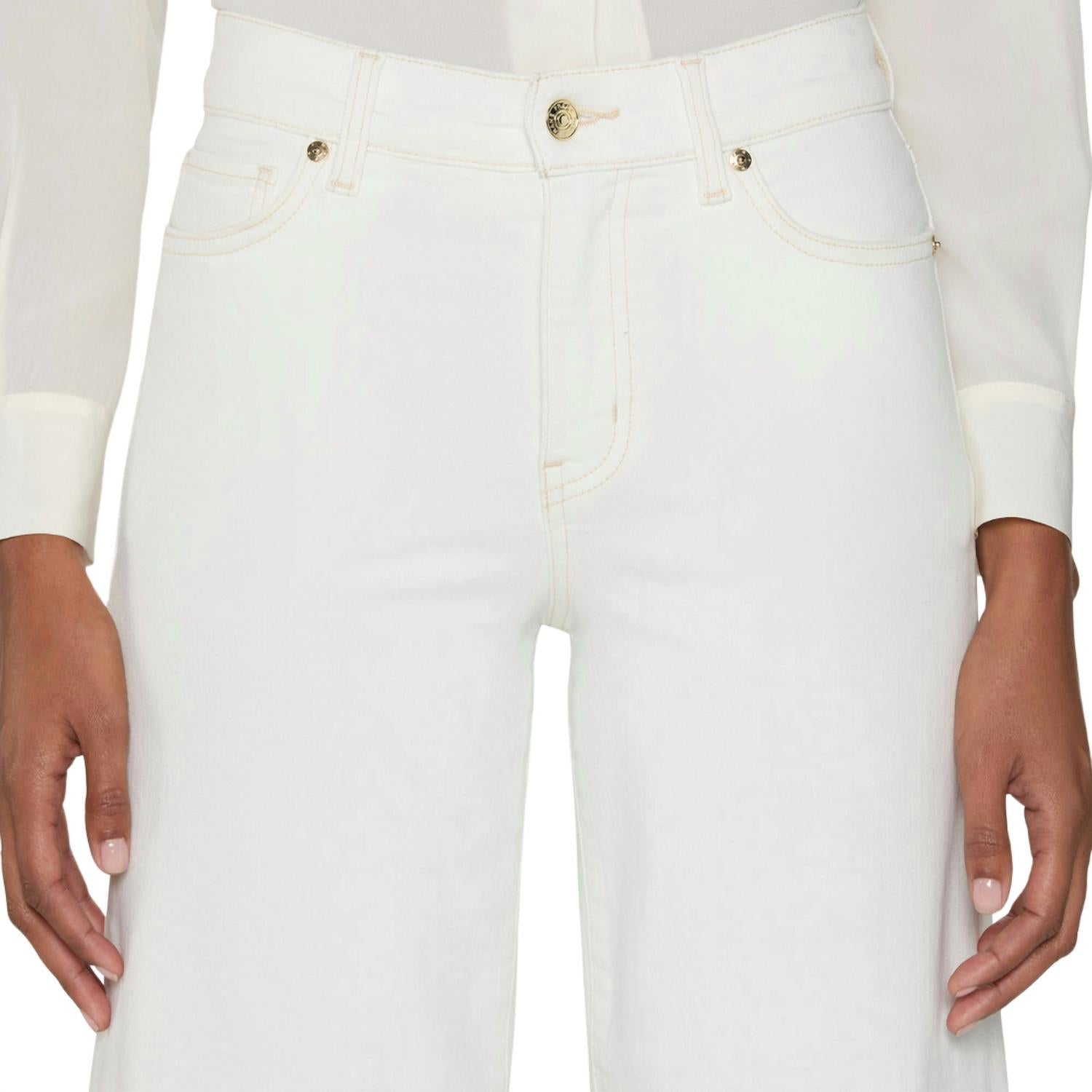 Frame - Le Palazzo Crop Raw After Pants