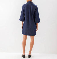Karen Kane - Embellished Cuffed Sleeve Dress