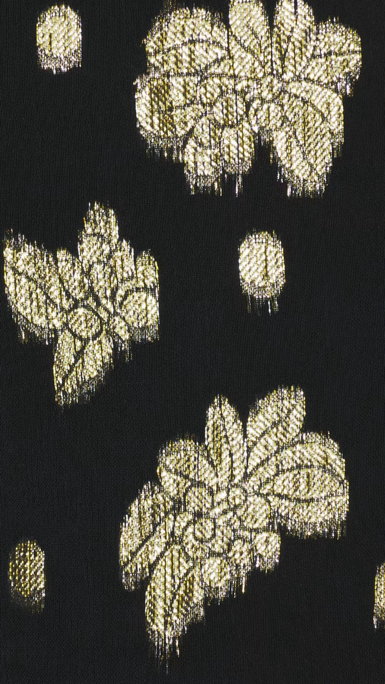 Amanda Uprichard Alaia Midweight Jacquard Dress in black gold - women's dress - view 6