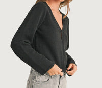 Miou Muse - Millie Long Sleeve Knit Sweater