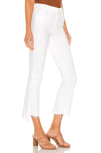 Mother - Insider Crop Step Fray Jean
