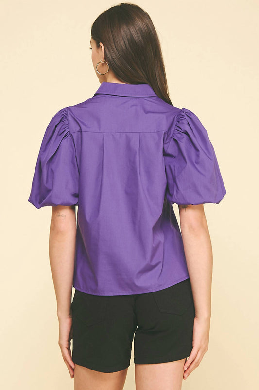 Pinch - Clem Puff Sleeve Top