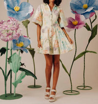 Love The Label - Eltham Floral Denim Dress