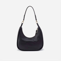 HOBO Women's Cass Small Shoulder Bag in black - women's bag - detail view