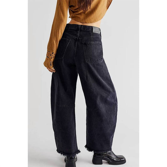 Paperdolls - Wide Leg Barrel Jeans