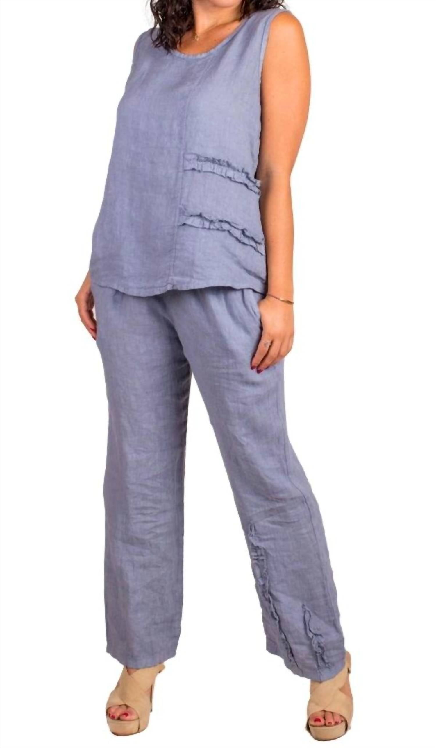 Gigi Moda - Palermo Linen Pull-on Pants