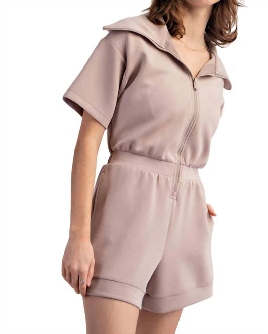 Rae Mode - Full Zip Romper