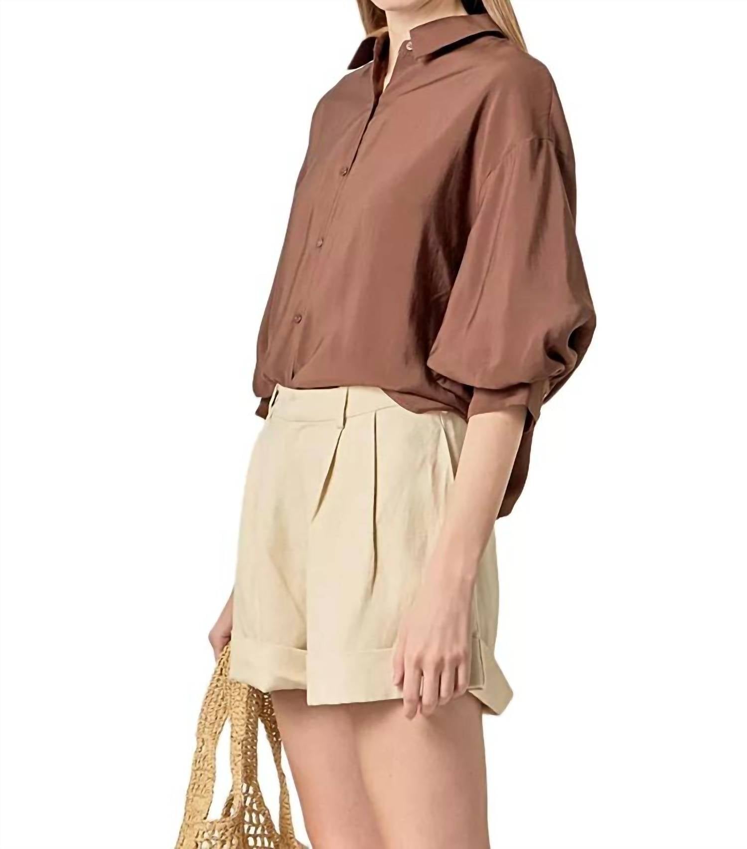 English Factory - Balloon Sleeve Shirt