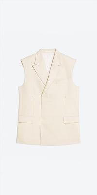 Helmut Lang - Sleeveless Car Blazer