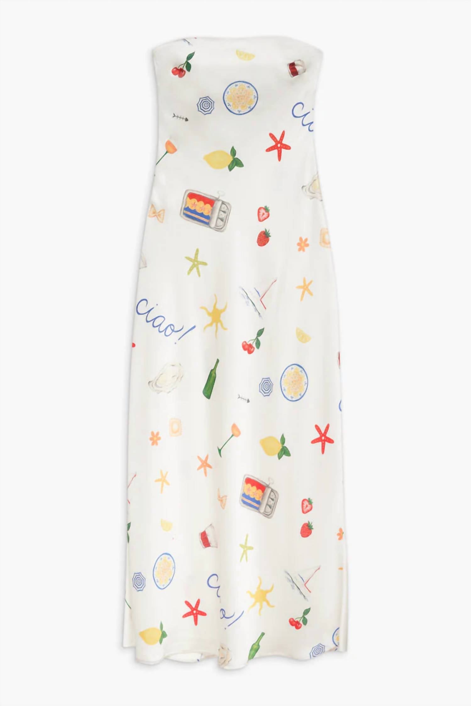 Lil Lemons By For Love And Lemons - Carla Maxi Dress