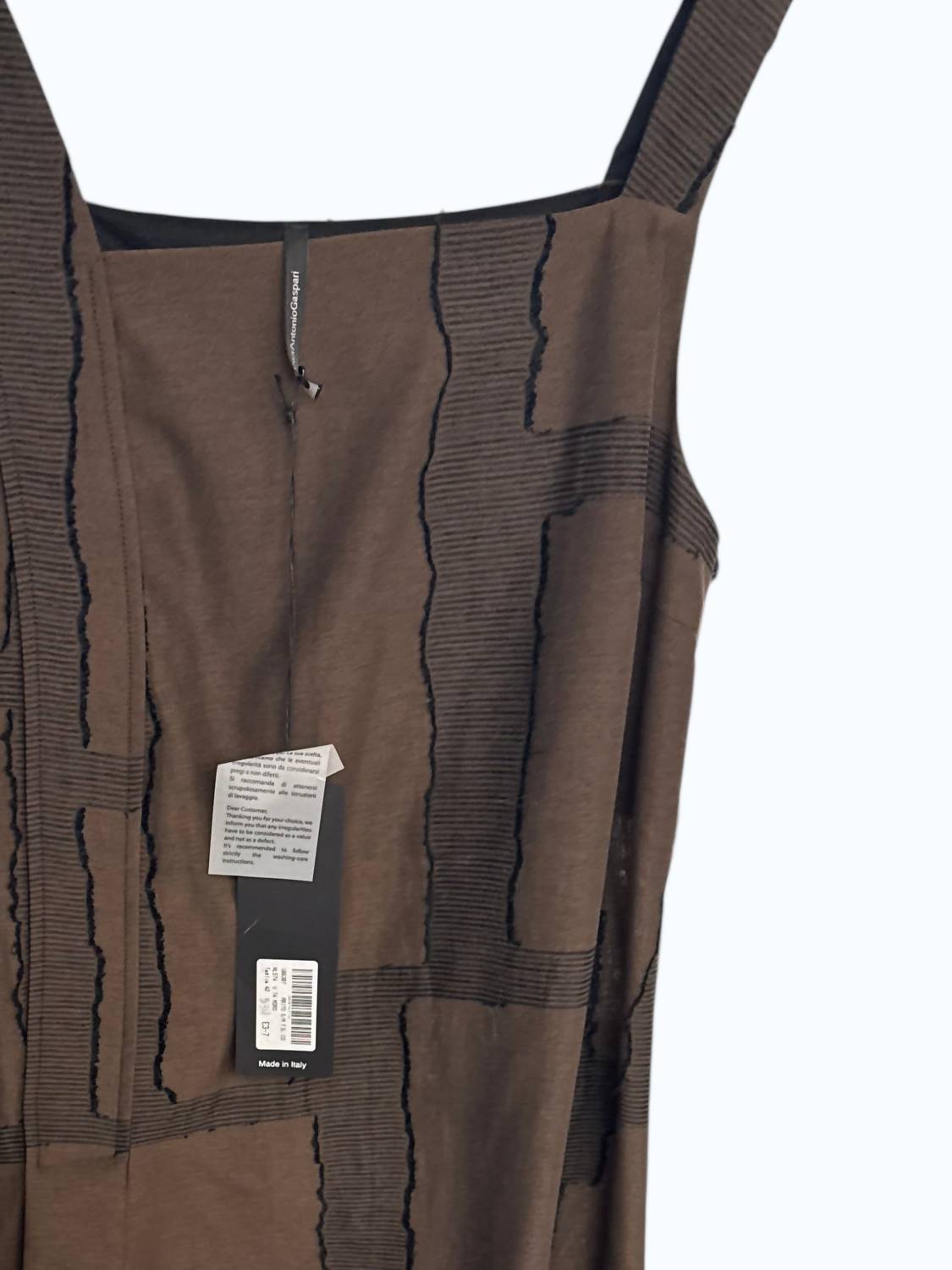 Pier Antonio Gaspari Women's Fil Co Dress in moor - women's dress - detail view