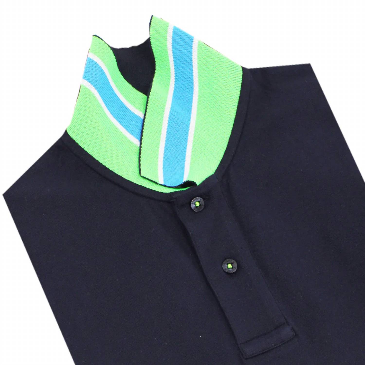Eight X - Double Sided Collar With Stripes Polo