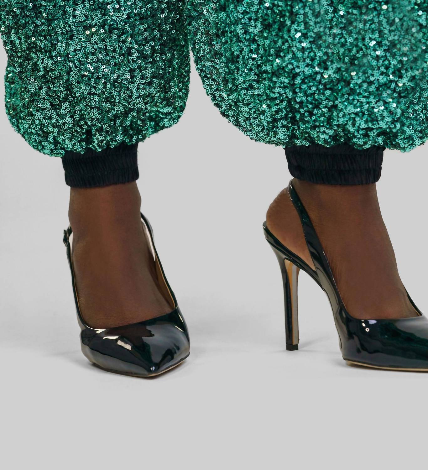 -Bl^Nk- - Sequin Pull-on Joggers - Plus