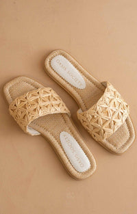 Oasis Society - Women's The Natasha Raffia Slide