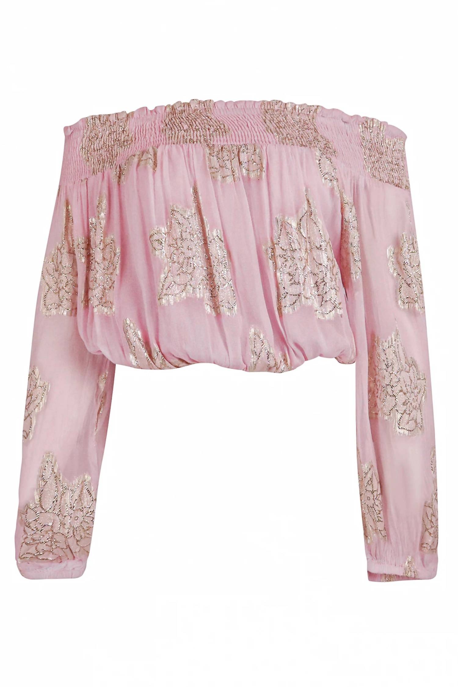 Ibz Mode - Women's Glimmer Off Shoulder Top