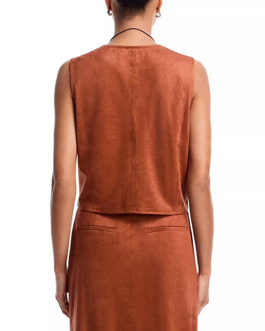 Lost + Wander - Regal Poise Faux Suede Vest