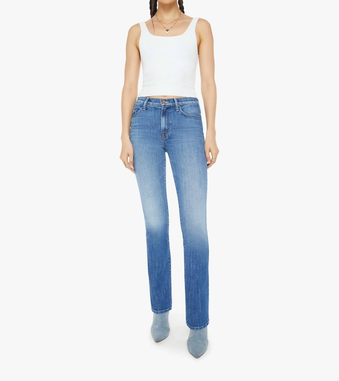 Mother - The Insider Sneak High-waisted Bootcut Jeans
