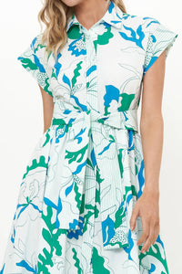 Oliphant - Belted Shirt Midi Dress