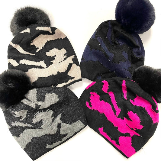 Haute Shore - Women's Colorado Camo Pom Hats