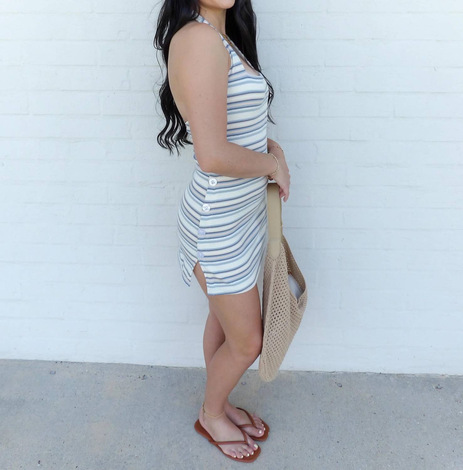 Bailey Rose - The Seaside Stripe Mini Dress
