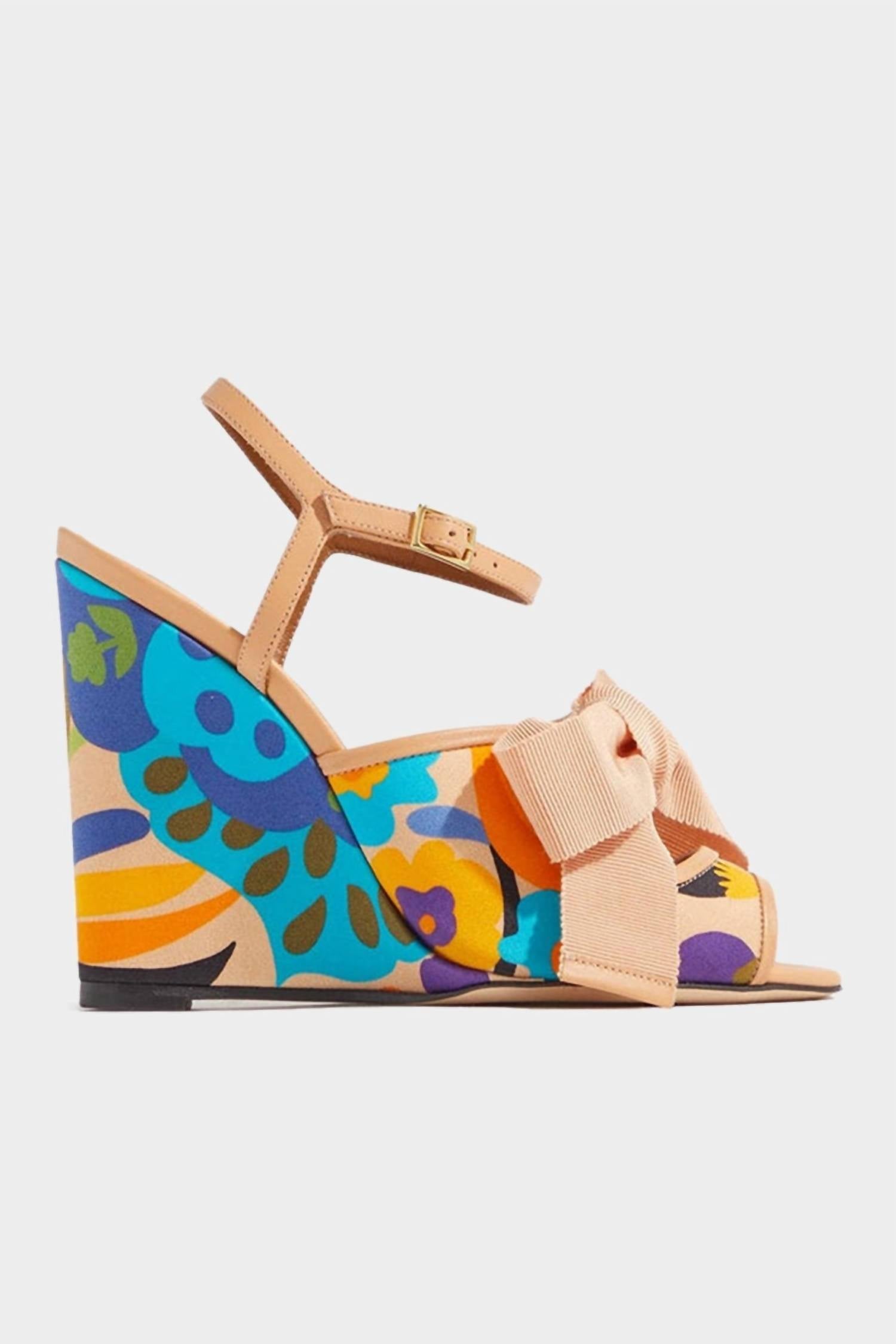 La Doublej - Women's Bow Wedge Sandals