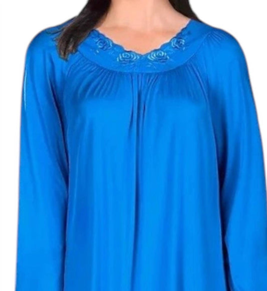 Shadowline Lingerie - Petals 53 Inch Long Sleeve Gown