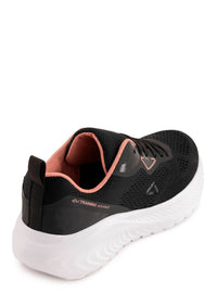 Andrea Women's All-day Comfort Sport Sneakers in black - women's shoe - detail view