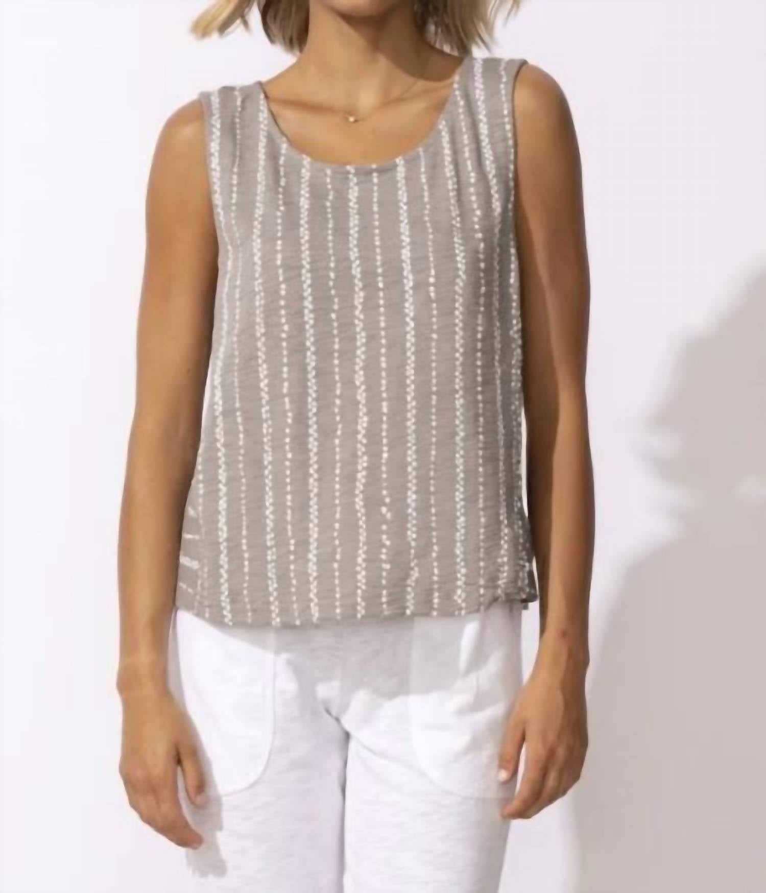 Escape By Habitat - Driftwood Stripe Harborside Tank Top