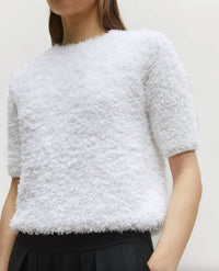 Molli - Desperado dotted swiss top with elbow length sleeves