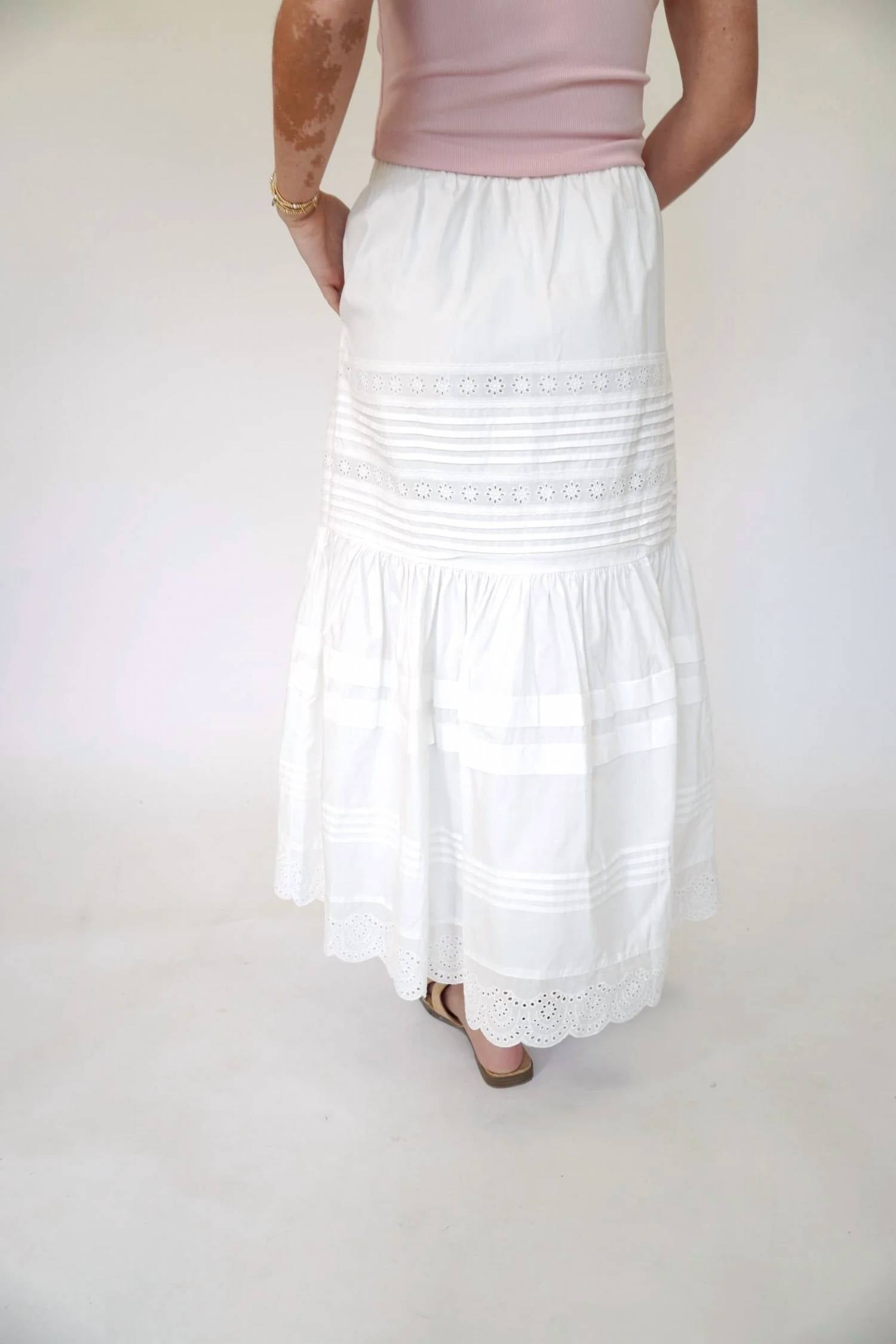 Le Lis - Poplin Maxi Skirt