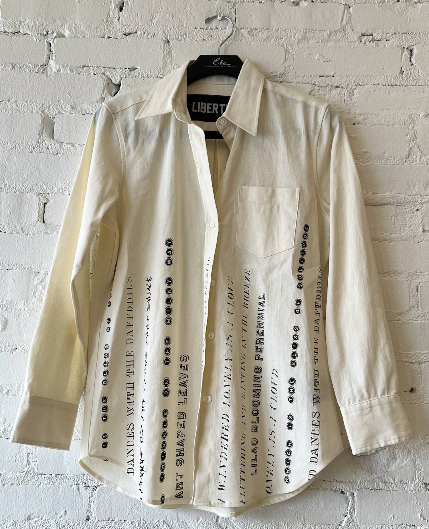 Libertine - Women's Wordsworth Classic Shirt With Pocket